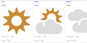 Weather at a Glance with React.js